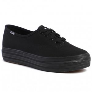 Keds Triple Stacked, Triple Black Sneakers